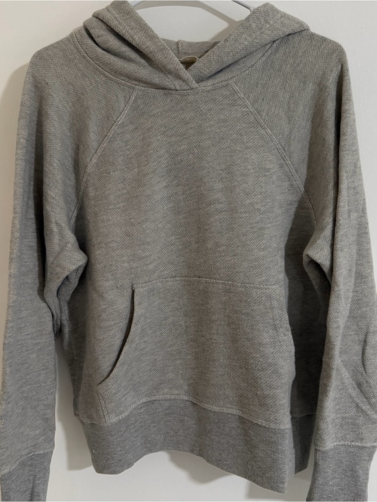 Free People Tops - Free People Gray Pullover Hoodie